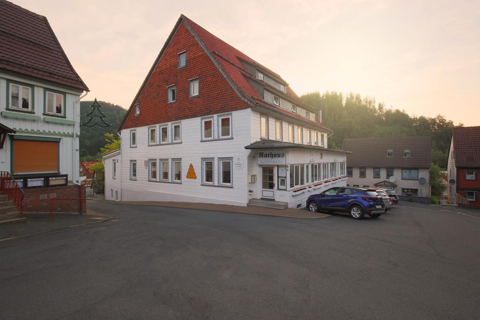 Historisches Hotel Rathaus Lautenthal Exteriör bild